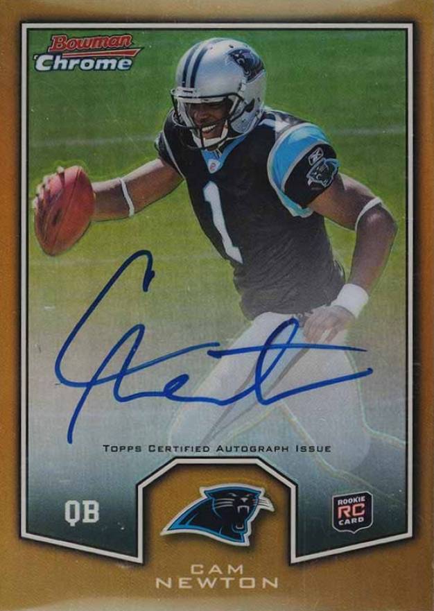 2011 Bowman Chrome Rookie Preview Cam Newton #BCAR3 Football Card