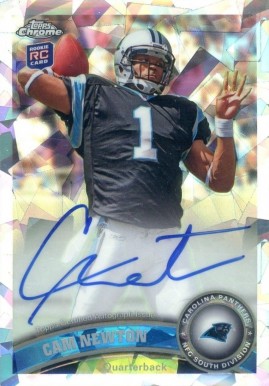 2011 Topps Chrome Cam Newton #1 Football Card