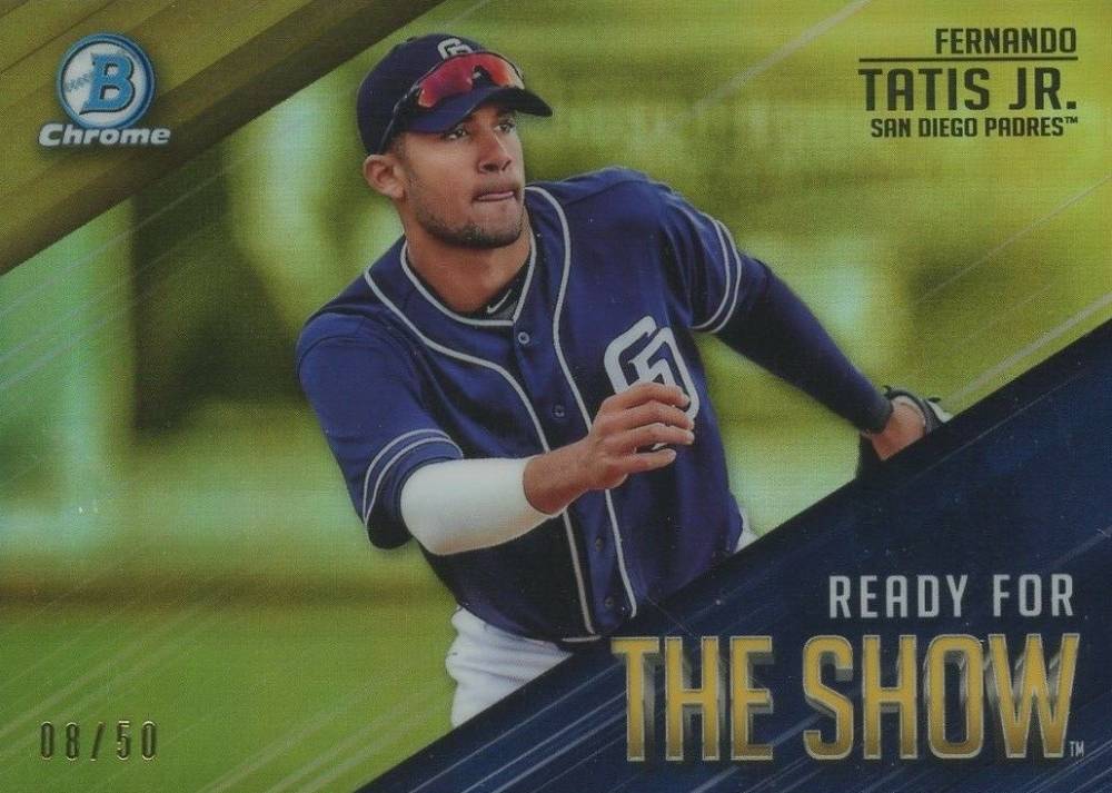 2019 Bowman Ready for the Show Chrome Fernando Tatis Jr. #RFTS10 Baseball Card