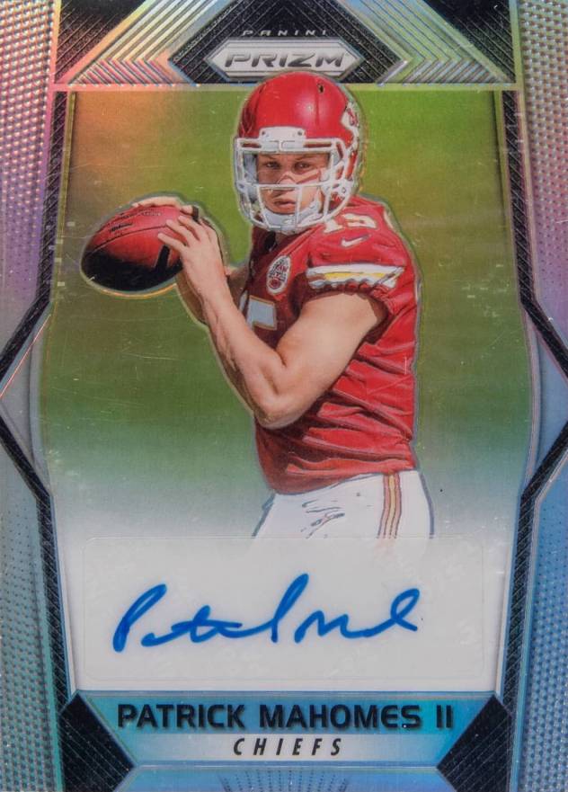 2017 Panini Prizm Rookie Autographs Patrick Mahomes II #PM Football Card