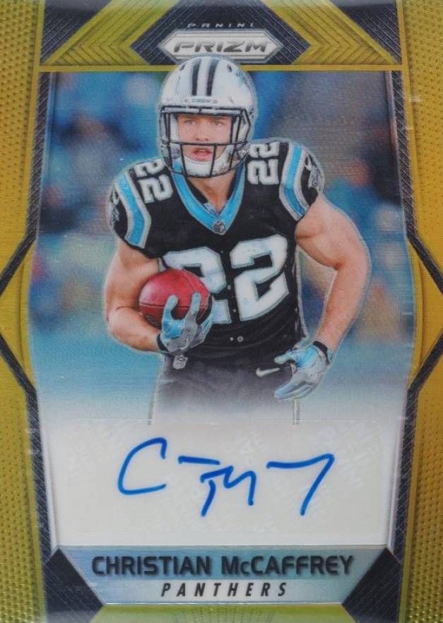 2017 Panini Prizm Rookie Autographs Christian McCaffrey #CM Football Card