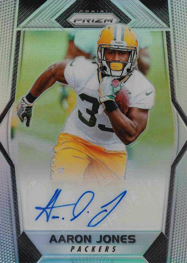 2017 Panini Prizm Rookie Autographs Aaron Jones #AJN Football Card