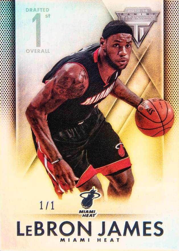 2013 Panini Titanium LeBron James #147 Basketball Card