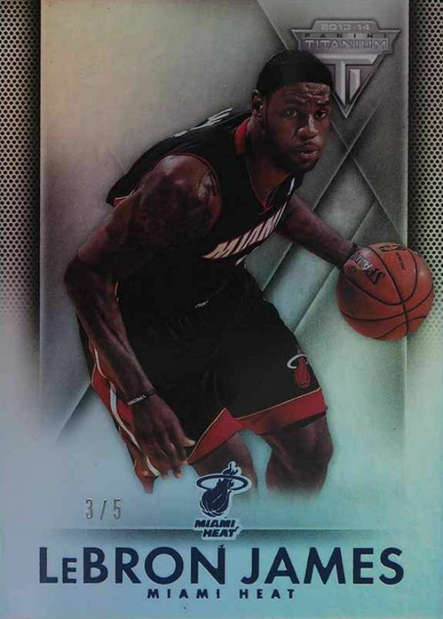 2013 Panini Titanium LeBron James #147 Basketball Card