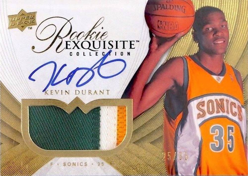 2007 Upper Deck Exquisite Collection Kevin Durant #94 Basketball Card