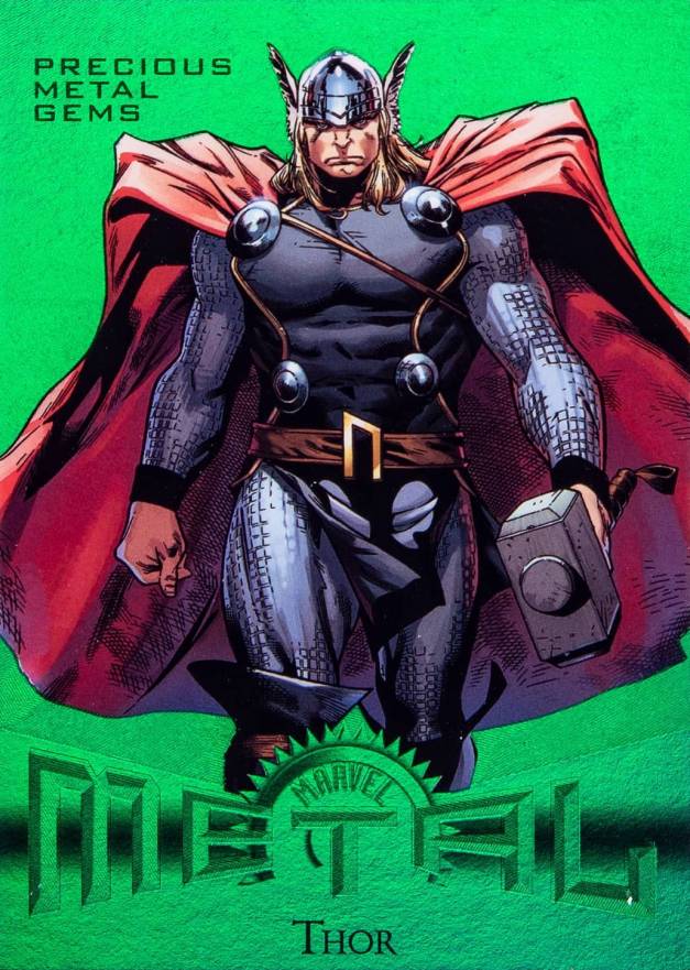 2013 Marvel Fleer Retro Precious Metal Gems  Thor #10 Non-Sports Card