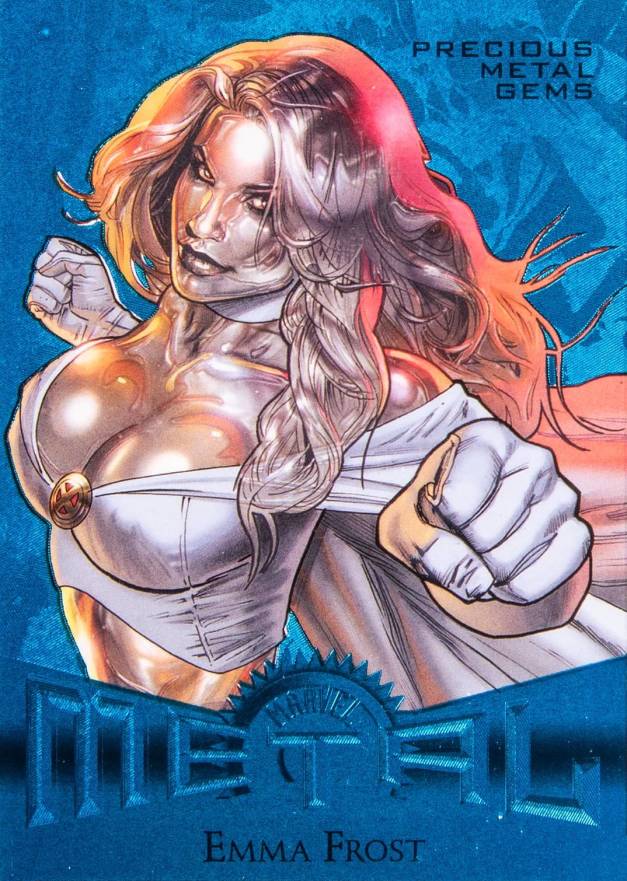 2013 Marvel Fleer Retro Precious Metal Gems  Emma Frost #17 Non-Sports Card