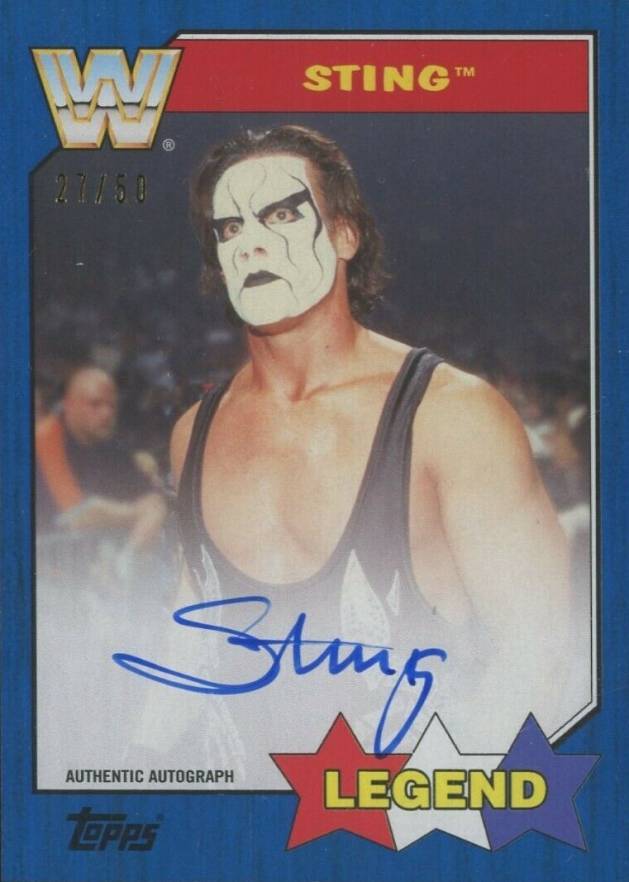 2017 Topps Heritage WWE  Sting # Other Sports Card