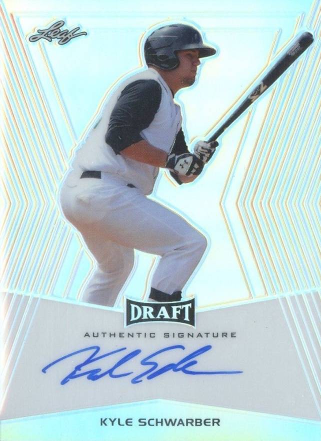 2014 Leaf Metal Draft Kyle Schwarber #BAKS1 Baseball Card