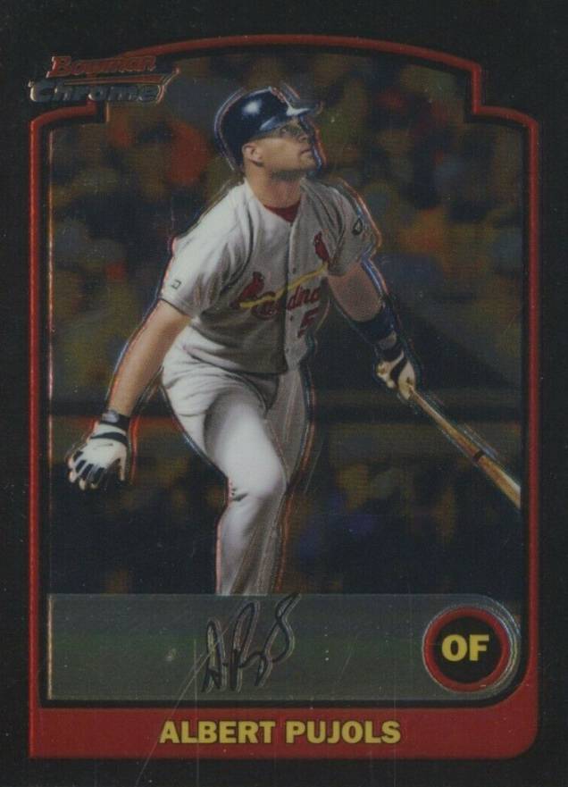 2003 Bowman Chrome Albert Pujols #24 Baseball Card