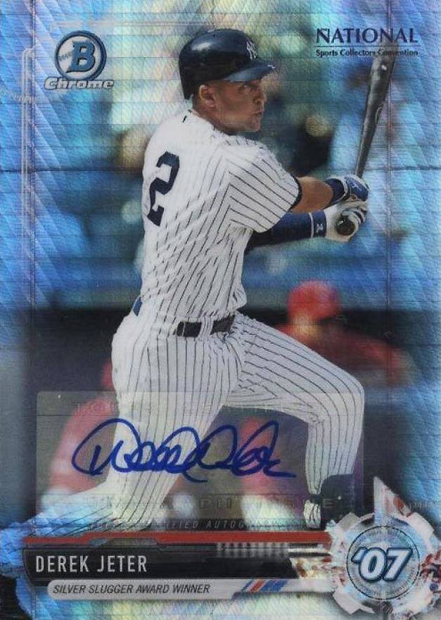 2017 Bowman Chrome National Convention Derek Jeter #BNRDK Baseball Card