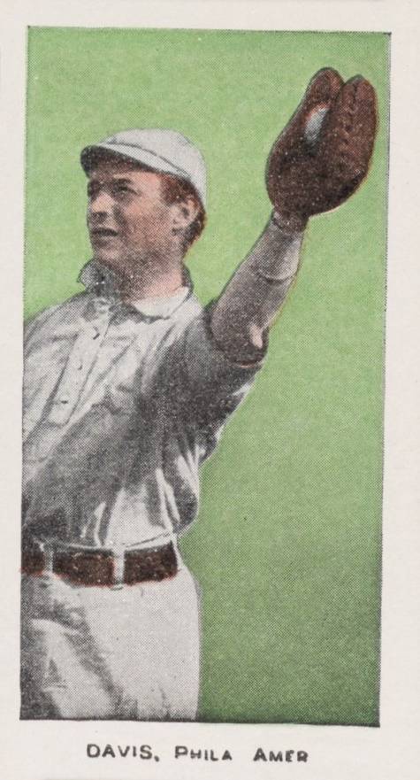 1910 Anonymous "Set of 30" Davis, Phila. Amer # Baseball Card