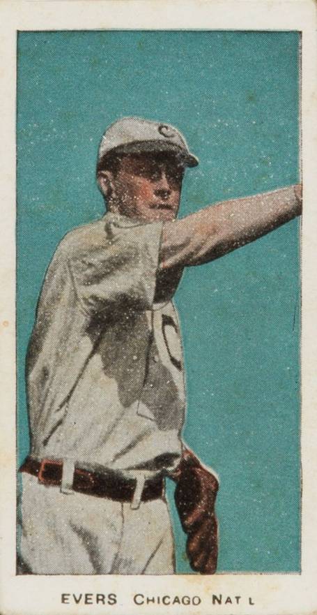 1910 Anonymous "Set of 30" Evers, Chicago Nat'l # Baseball Card