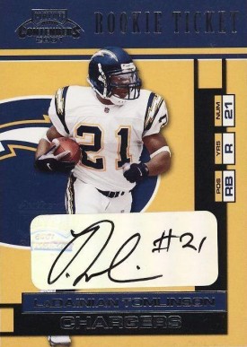 2001 Playoff Contenders LaDainian Tomlinson #150 Football Card