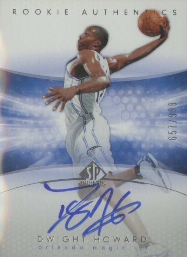 2004 SP Authentic  Dwight Howard #186 Basketball Card