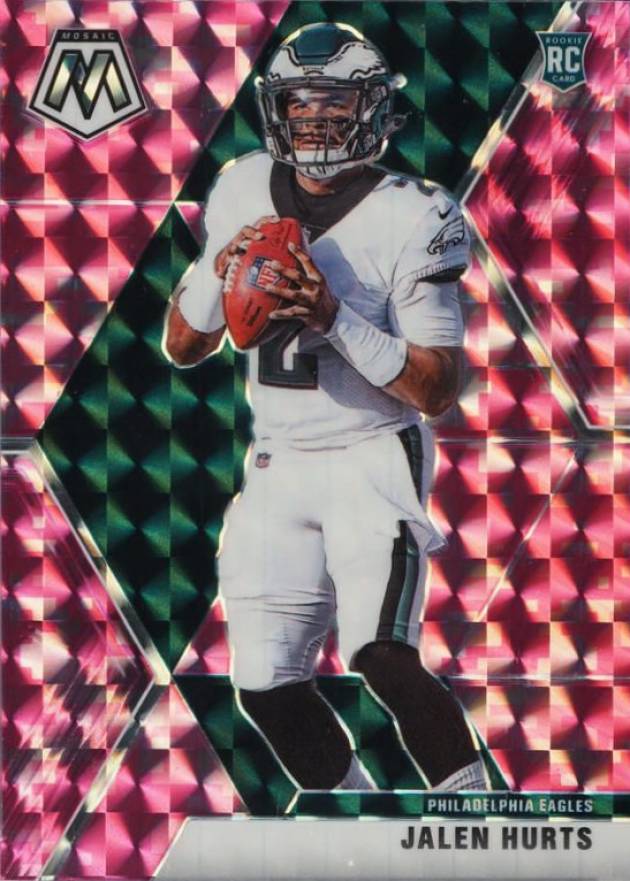 2020 Panini Mosaic Jalen Hurts #222 Football Card