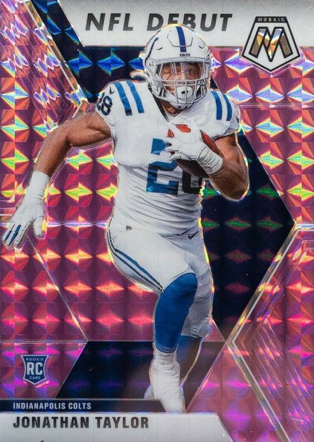 2020 Panini Mosaic Jonathan Taylor #276 Football Card