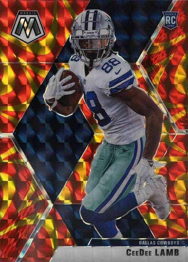 2020 Panini Mosaic Ceedee Lamb #207 Football Card