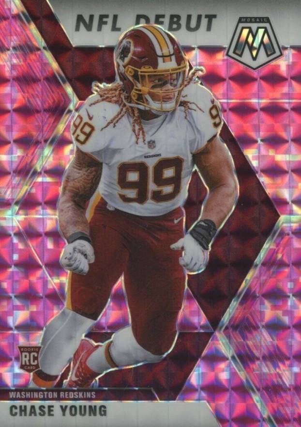 2020 Panini Mosaic Chase Young #272 Football Card