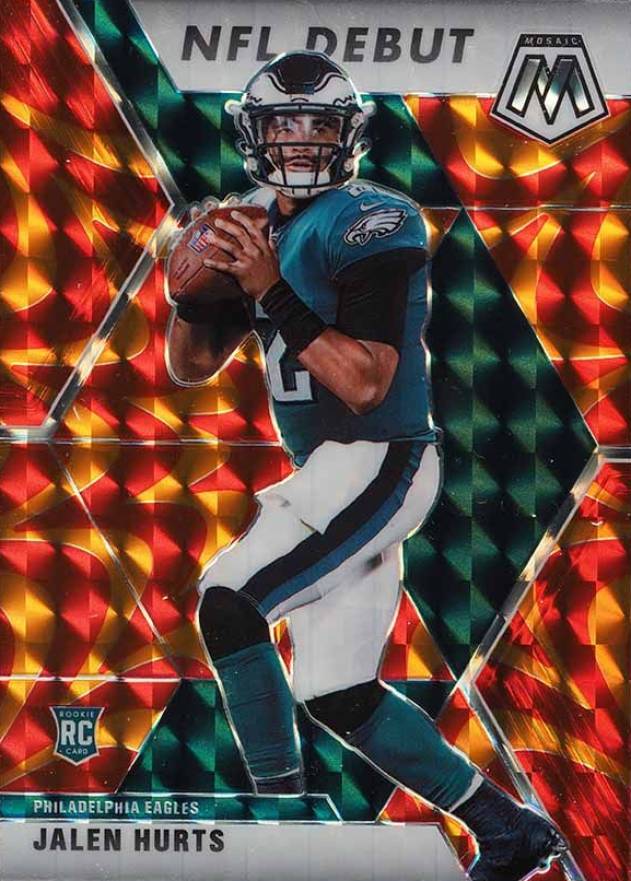 2020 Panini Mosaic Jalen Hurts #265 Football Card