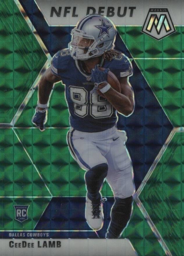 2020 Panini Mosaic Ceedee Lamb #268 Football Card