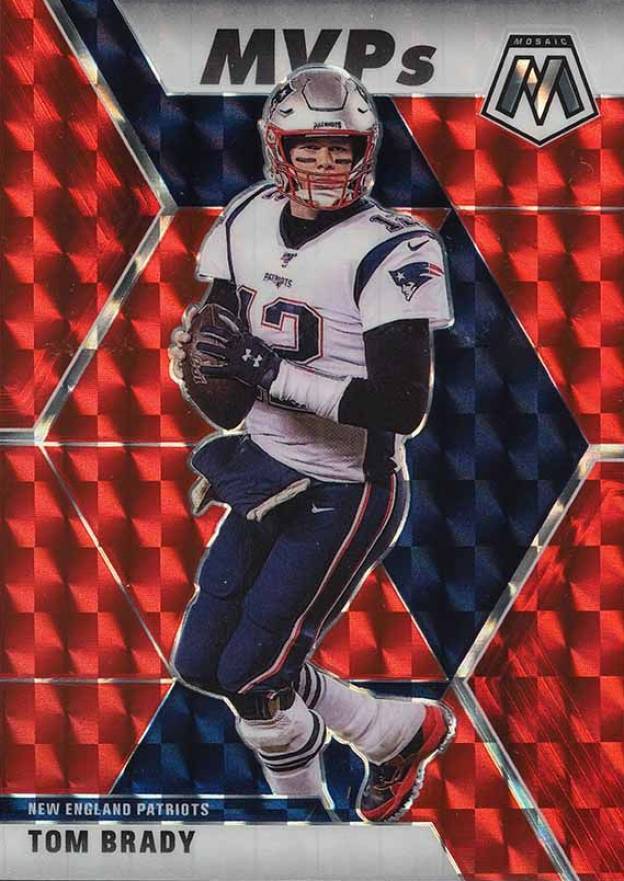 2020 Panini Mosaic Tom Brady #298 Football Card