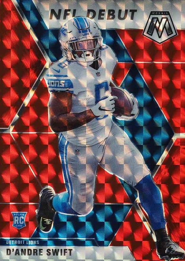 2020 Panini Mosaic D'Andre Swift #274 Football Card