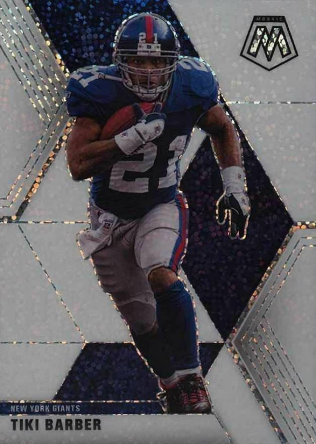 2020 Panini Mosaic Tiki Barber #153 Football Card