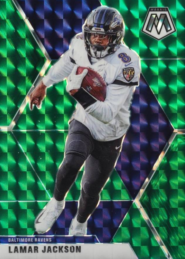 2020 Panini Mosaic Lamar Jackson #19 Football Card