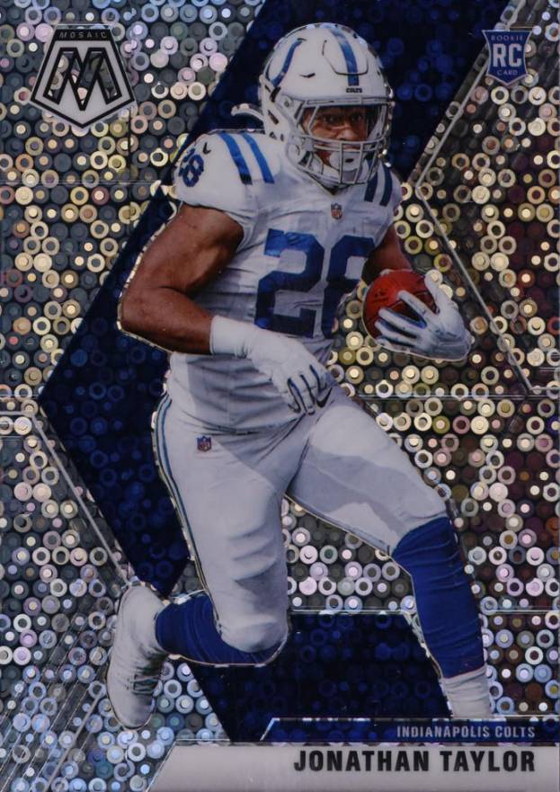 2020 Panini Mosaic Jonathan Taylor #216 Football Card