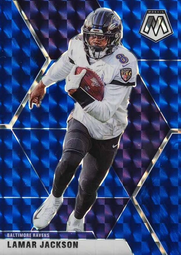 2020 Panini Mosaic Lamar Jackson #19 Football Card