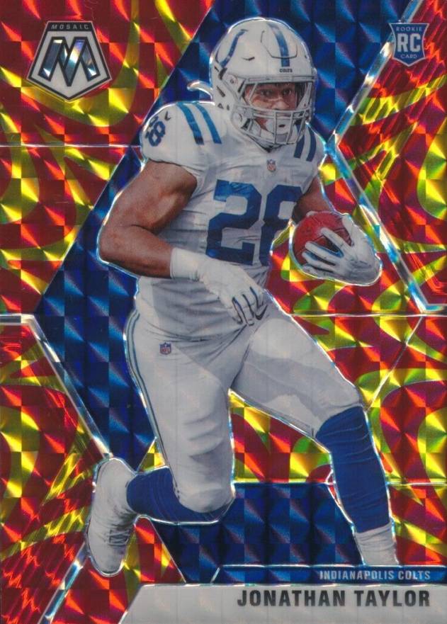 2020 Panini Mosaic Jonathan Taylor #216 Football Card