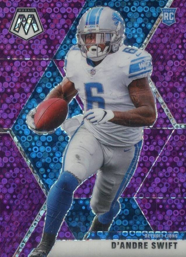 2020 Panini Mosaic D'Andre Swift #215 Football Card