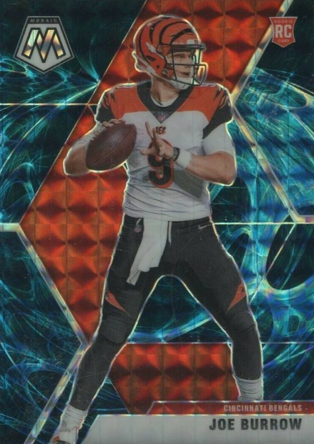 2020 Panini Mosaic Joe Burrow #201 Football Card