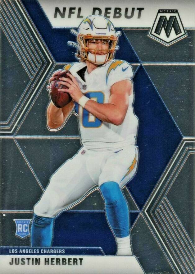 2020 Panini Mosaic Justin Herbert #263 Football Card