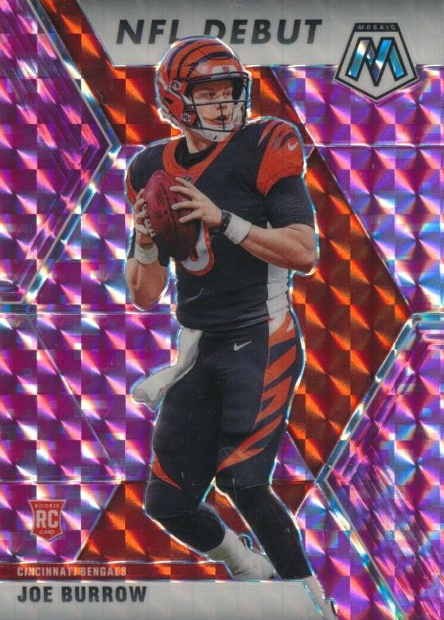 2020 Panini Mosaic Joe Burrow #261 Football Card