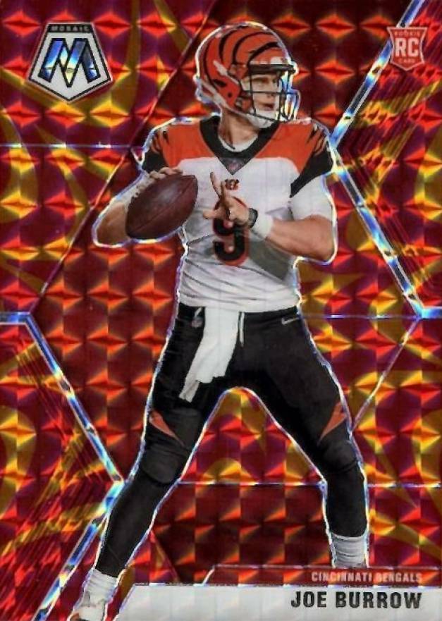 2020 Panini Mosaic Joe Burrow #201 Football Card