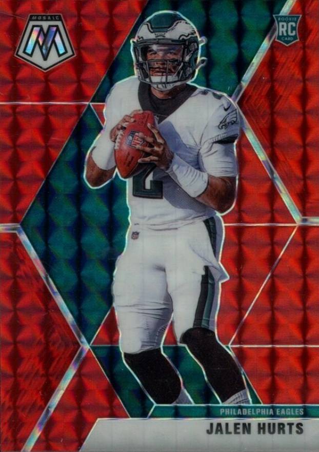 2020 Panini Mosaic Jalen Hurts #222 Football Card