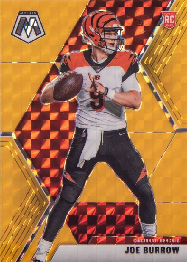 2020 Panini Mosaic Joe Burrow #201 Football Card