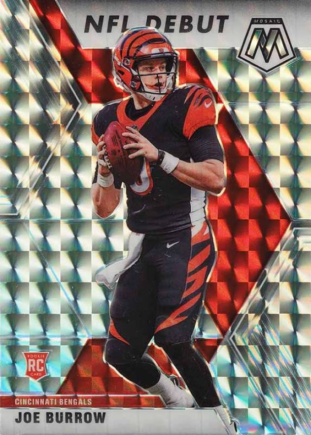 2020 Panini Mosaic Joe Burrow #261 Football Card