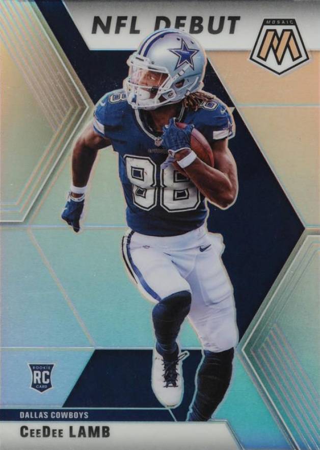 2020 Panini Mosaic Ceedee Lamb #268 Football Card