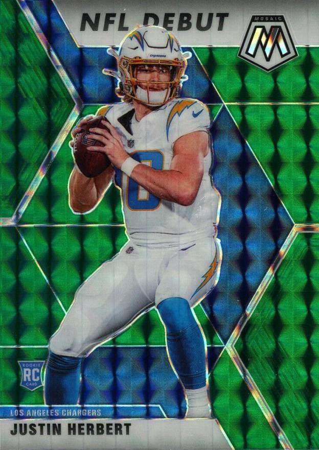 2020 Panini Mosaic Justin Herbert #263 Football Card