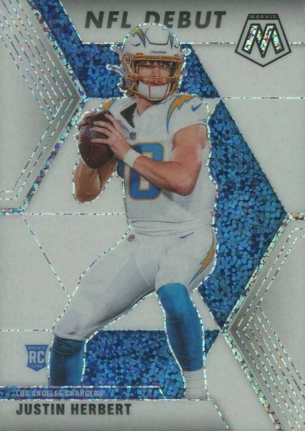 2020 Panini Mosaic Justin Herbert #263 Football Card