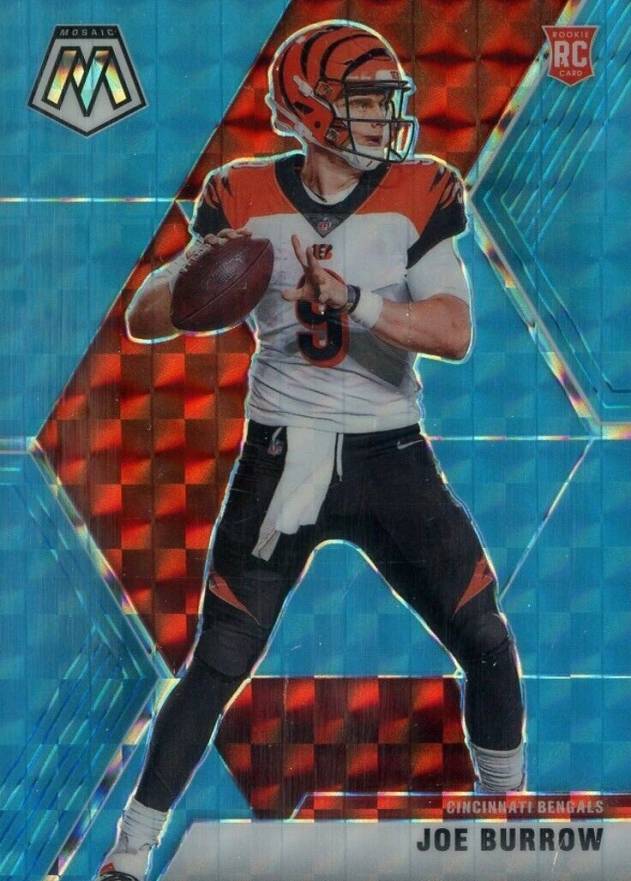 2020 Panini Mosaic Joe Burrow #201 Football Card