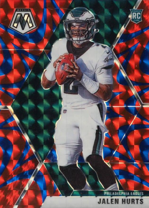 2020 Panini Mosaic Jalen Hurts #222 Football Card