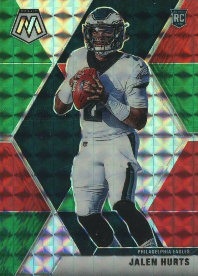 2020 Panini Mosaic Jalen Hurts #222 Football Card