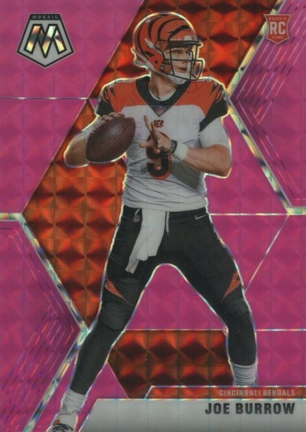 2020 Panini Mosaic Joe Burrow #201 Football Card