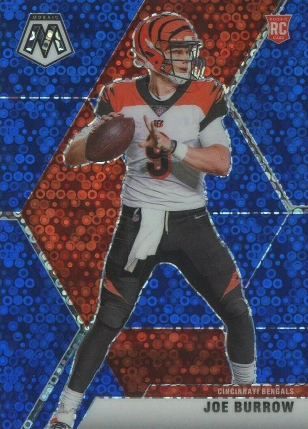 2020 Panini Mosaic Joe Burrow #201 Football Card