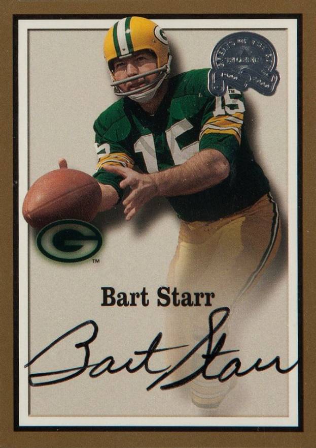 2000 Fleer Greats of the Game Autographs Bart Starr # Football Card