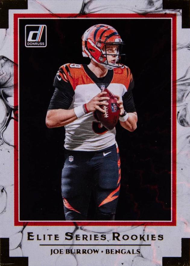 2020 Panini Donruss Elite Series Joe Burrow #ESRJB Football Card